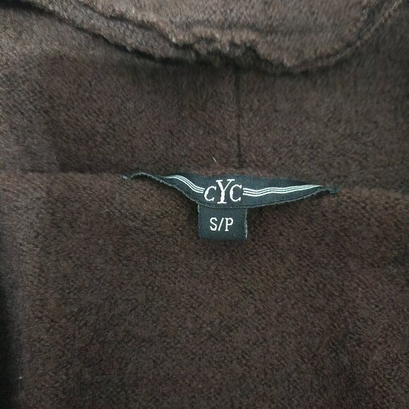 cYc Women's Wool Jacket, Size Small, Dark Brown - Picture 3 of 3